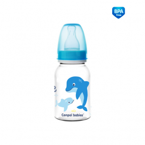 CANPOL BABIES PLASTIC BOTTLE PP BPA FREE  0M+ 120 ML